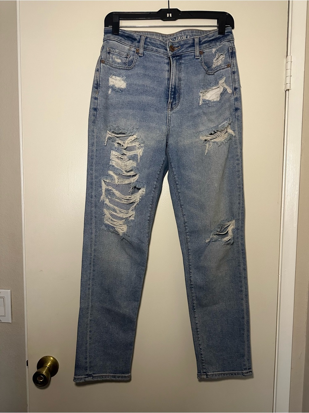 American Eagle Outfitters Light Blue Stretch Denim Jeans